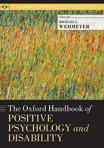 The Oxford Handbook of Positive Psychology and Disability cover