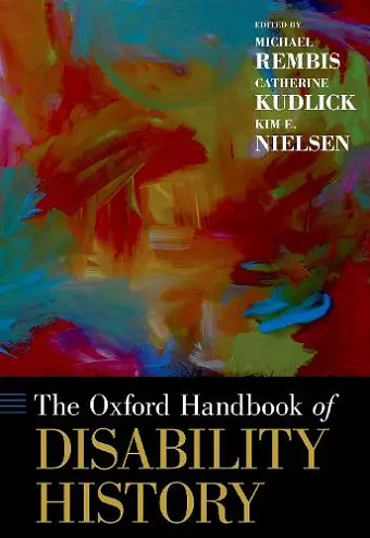 The Oxford Handbook of Disability History cover