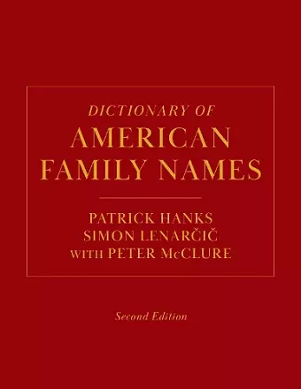 Dictionary of American Family Names, 2nd Edition cover