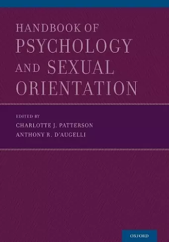 Handbook of Psychology and Sexual Orientation cover