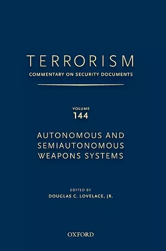 TERRORISM: COMMENTARY ON SECURITY DOCUMENTS VOLUME 144 cover