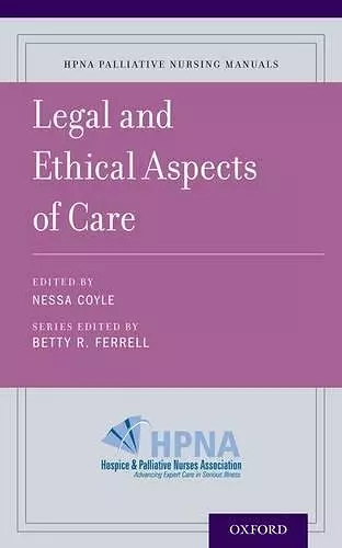 Legal and Ethical Aspects of Care cover