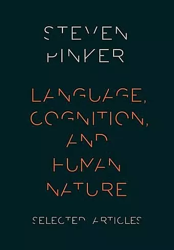 Language, Cognition, and Human Nature cover