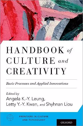 Handbook of Culture and Creativity cover