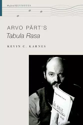 Arvo Pärt's Tabula Rasa cover