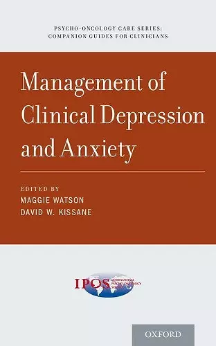 Management of Clinical Depression and Anxiety cover