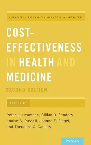 Cost-Effectiveness in Health and Medicine cover