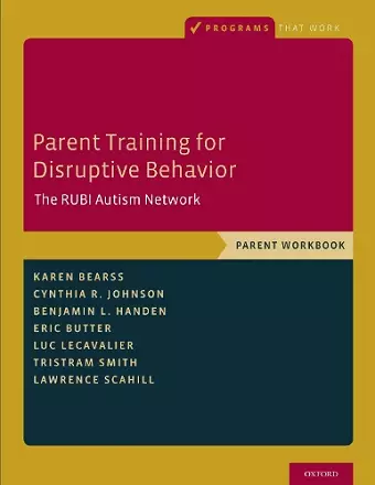 Parent Training for Disruptive Behavior cover