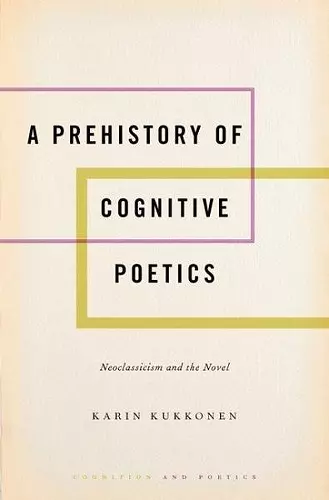 A Prehistory of Cognitive Poetics cover