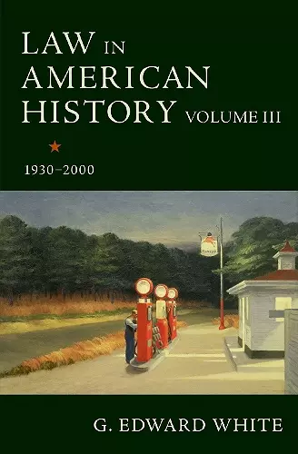 Law in American History, Volume III cover