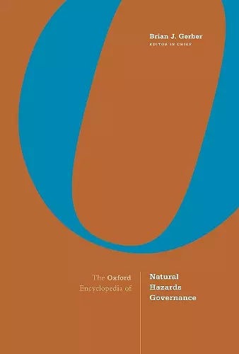 The Oxford Encyclopedia of Natural Hazards Governance cover