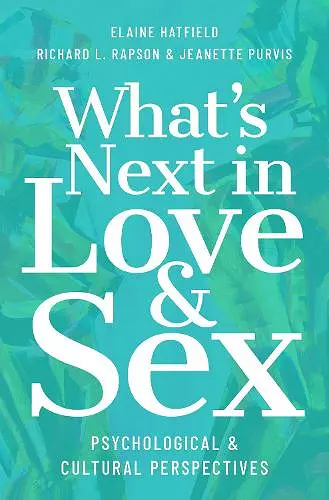 What's Next in Love and Sex cover