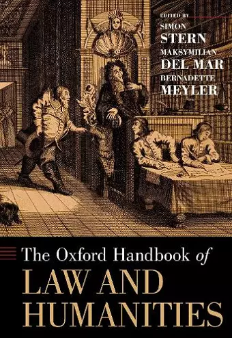 The Oxford Handbook of Law and Humanities cover