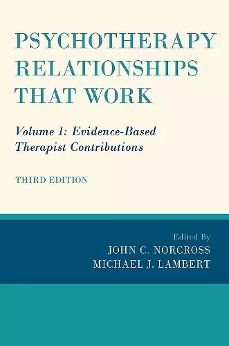 Psychotherapy Relationships that Work cover