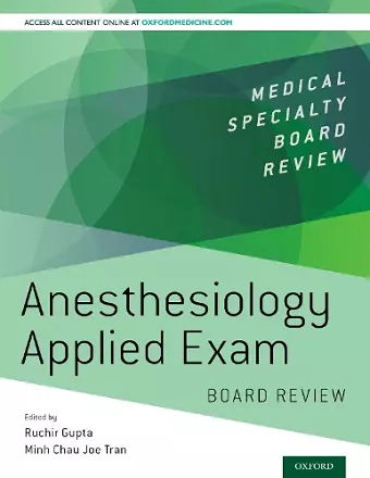 Anesthesiology Applied Exam Board Review cover