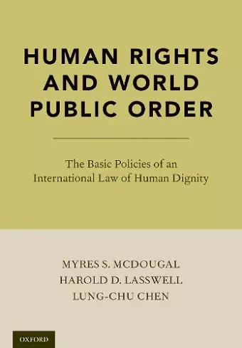 Human Rights and World Public Order cover