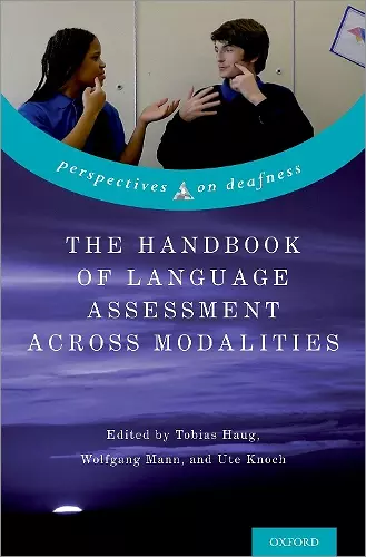 The Handbook of Language Assessment Across Modalities cover