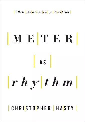 Meter as Rhythm cover