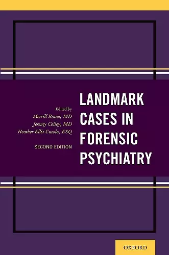 Landmark Cases in Forensic Psychiatry cover
