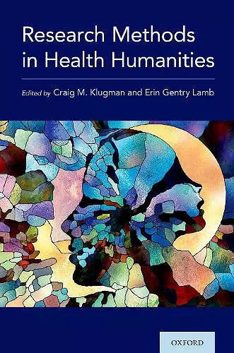 Research Methods in Health Humanities cover