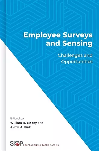 Employee Surveys and Sensing cover