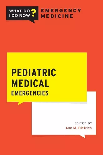 Pediatric Medical Emergencies cover