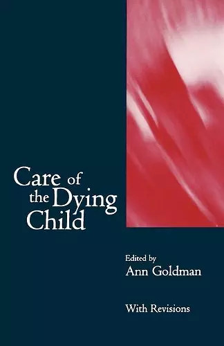 Care of the Dying Child cover