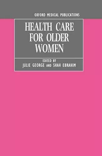 Health Care for Older Women cover