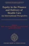 Equity in the Finance and Delivery of Health Care cover