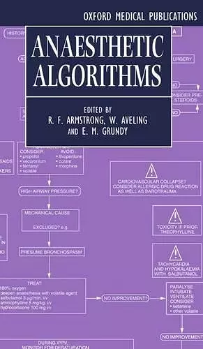 Anaesthetic Algorithms cover