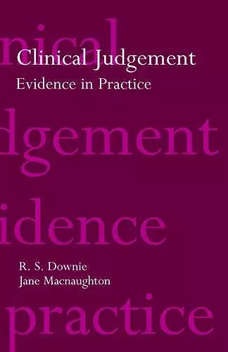 Clinical Judgement cover