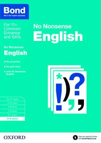 Bond: English: No Nonsense cover