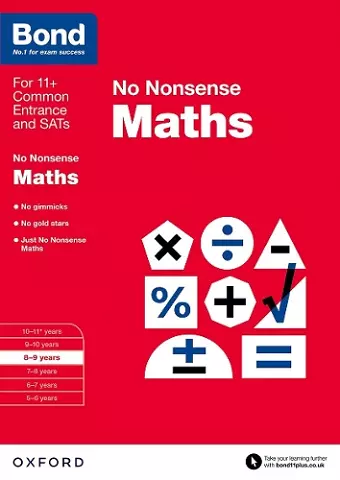 Bond: Maths: No Nonsense cover