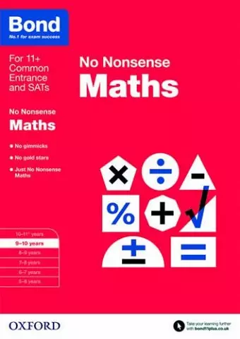 Bond: Maths: No Nonsense cover