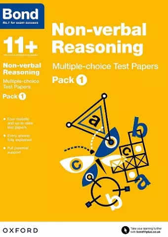 Bond 11+: Non-verbal Reasoning: Multiple-choice Test Papers: Ready for the 2025 exam cover