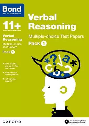 Bond 11+: Verbal Reasoning: Multiple-choice Test Papers: For 11+ GL assessment and Entrance Exams cover