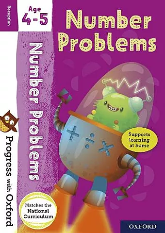Progress with Oxford: Progress with Oxford: Number Problems Age 4-5 - Practise for School with Essential Maths Skills cover