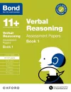 Bond 11+: Bond 11+ Verbal Reasoning Assessment Papers 10-11 years Book 1: For 11+ GL assessment and Entrance Exams packaging