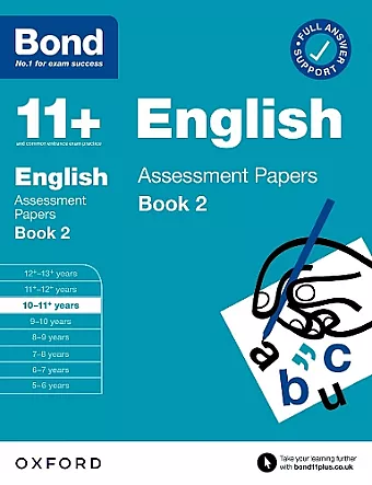 Bond 11+ English Assessment Papers 10-11 Years Book 2: For 11+ GL assessment and Entrance Exams cover