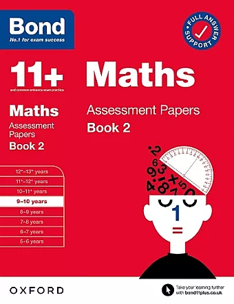 Bond 11+ Maths Assessment Papers 9-10 Years Book 2: For 11+ GL assessment and Entrance Exams cover