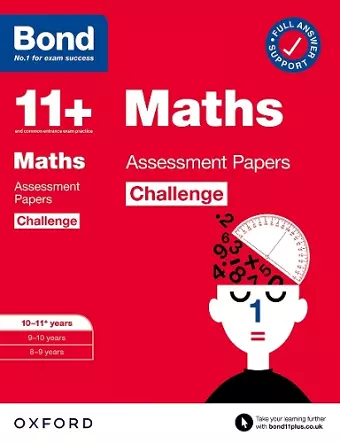 Bond 11+: Bond 11+ Maths Challenge Assessment Papers 10-11 years: Ready for the 2025 exam cover