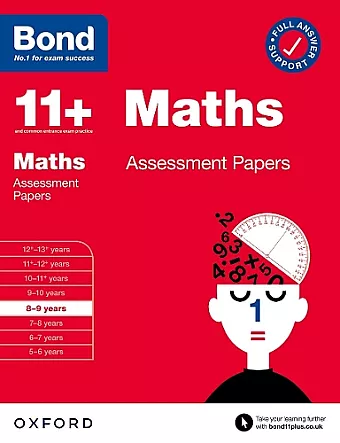 Bond 11+: Bond 11+ Maths Assessment Papers 8-9 years cover