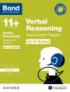 Bond 11+: Bond 11+ Verbal Reasoning Up to Speed Assessment Papers with Answer Support 9-10 Years cover