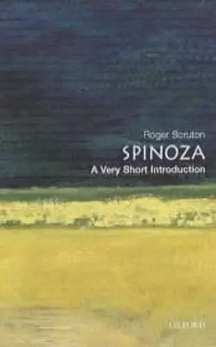 Spinoza: A Very Short Introduction cover