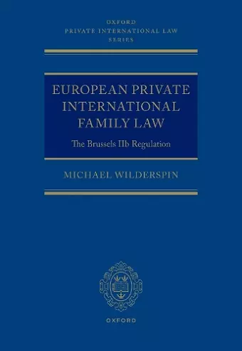 European Private International Family Law cover