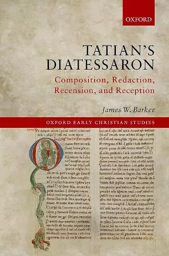 Tatian's Diatessaron cover