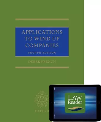 Applications to Wind Up Companies (Book and Digital Pack) cover