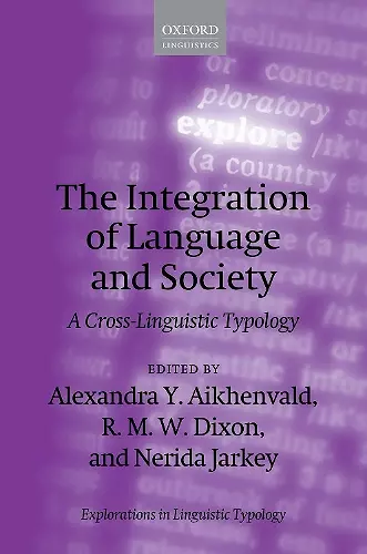 The Integration of Language and Society cover