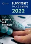Blackstone's Police Manuals Volume 2: Evidence and Procedure 2022 cover