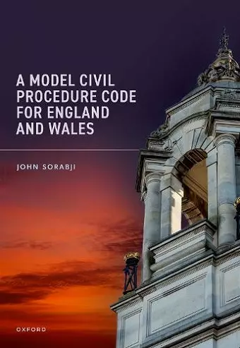 A Model Civil Procedure Code for England and Wales cover